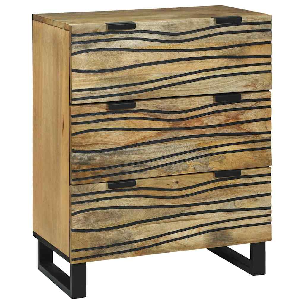 Dressoir Met Lade 60 X 33.5 X 75 Cm Massief Mangohout