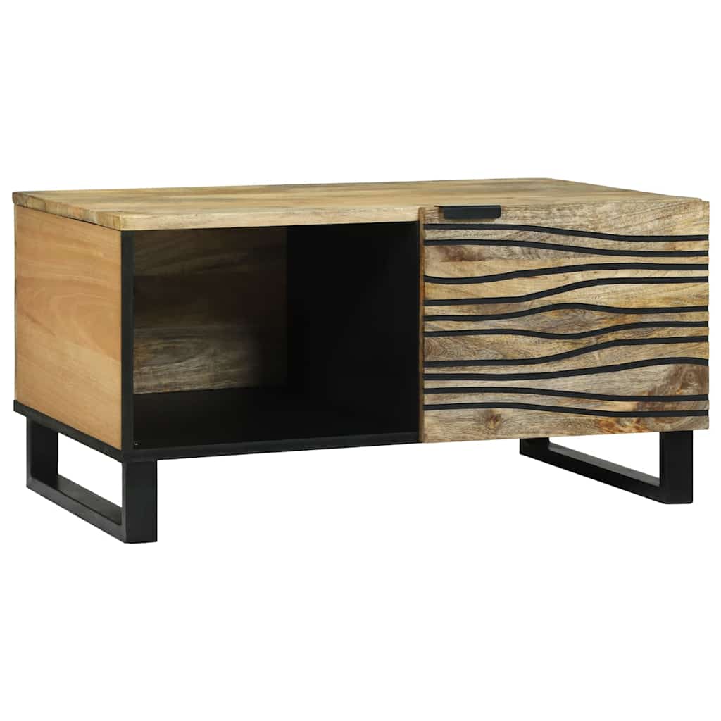 Salontafel Bruin En Zwart 80 X 50 X 40 Cm