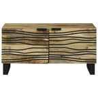 Salontafel Bruin En Zwart 80 X 50 X 40 Cm