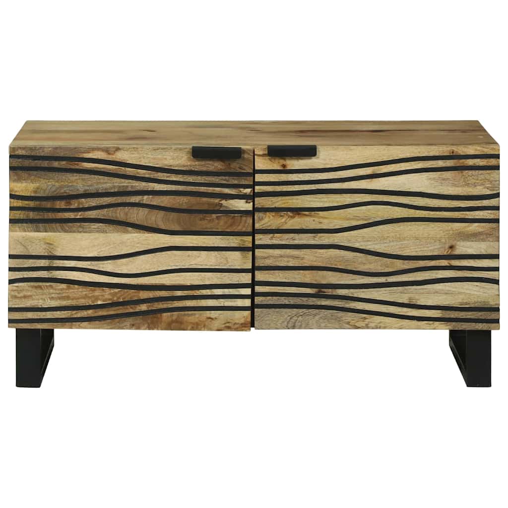 Salontafel Bruin En Zwart 80 X 50 X 40 Cm