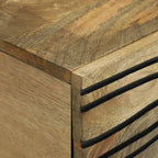 Salontafel Bruin En Zwart 100 X 54 X 40 Cm