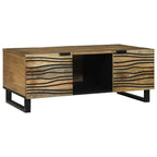 Salontafel Bruin En Zwart 100 X 54 X 40 Cm