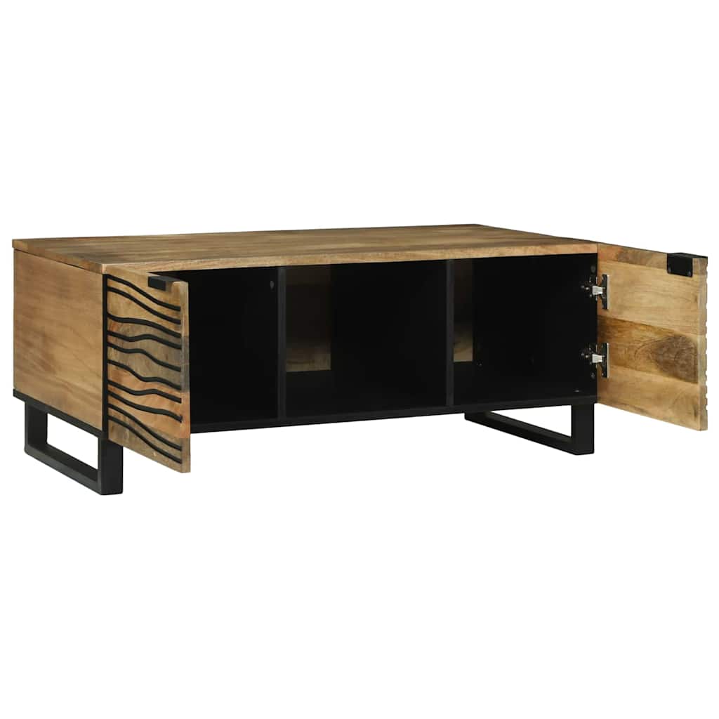 Salontafel Bruin En Zwart 100 X 54 X 40 Cm