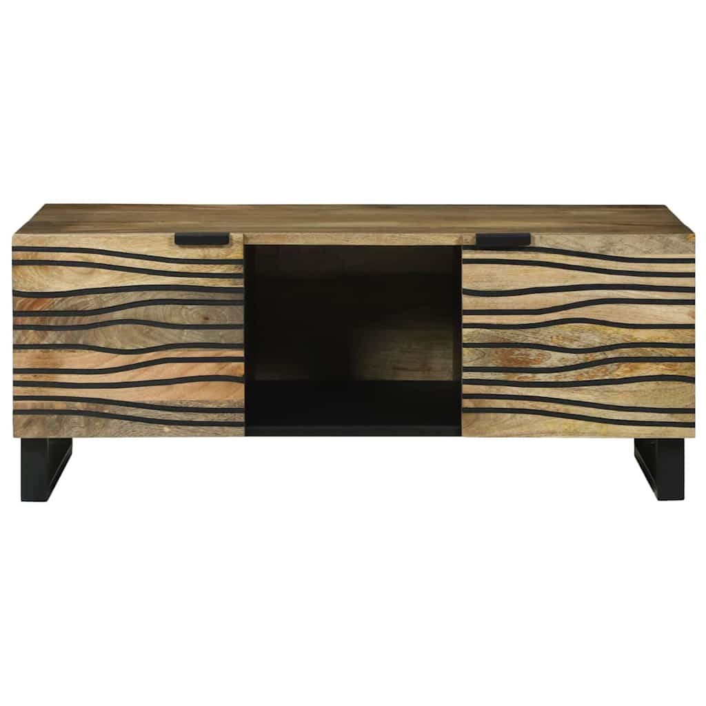 Salontafel Bruin En Zwart 100 X 54 X 40 Cm