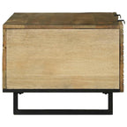 Salontafel Bruin En Zwart 100 X 54 X 40 Cm