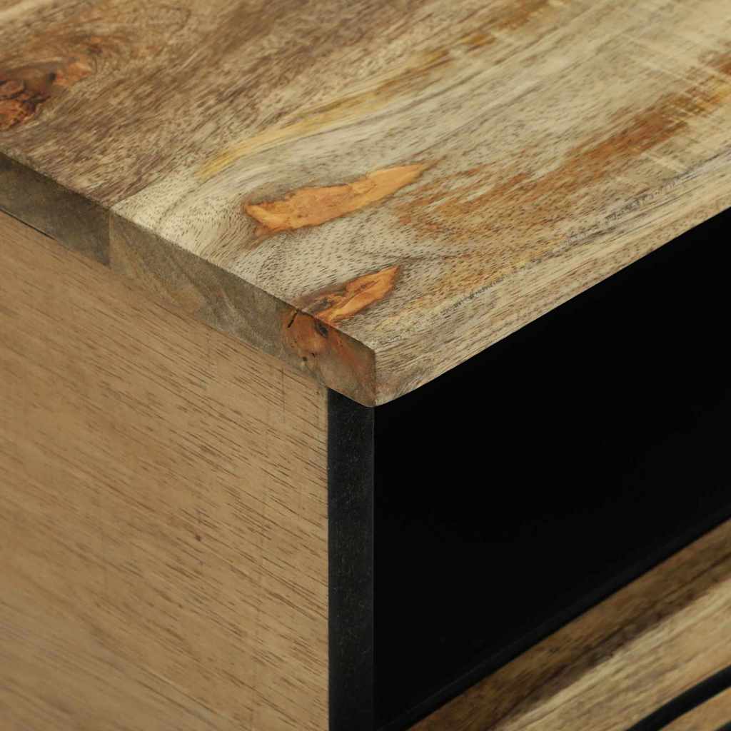 Salontafel With Drawer Bruin En Zwart 80 X 54 X 40 Cm