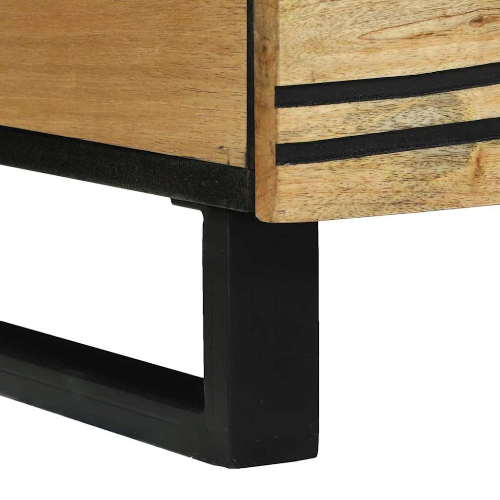 Salontafel With Drawer Bruin En Zwart 80 X 54 X 40 Cm