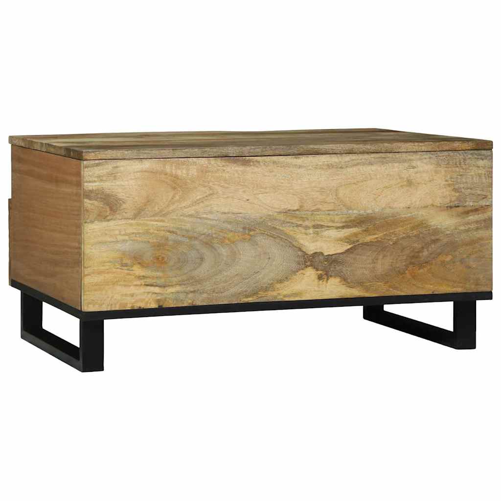 Salontafel With Drawer Bruin En Zwart 80 X 54 X 40 Cm