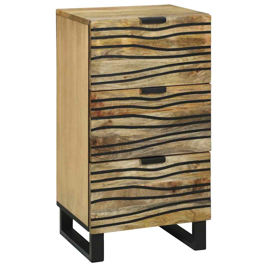 Dressoir Met Lade Bruin 40 X 33 X 75 Cm Massief Mangohout