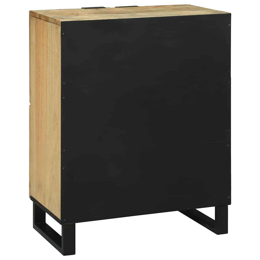 Dressoir Bruin 60 X 33 X 75 Cm Massief Mangohout