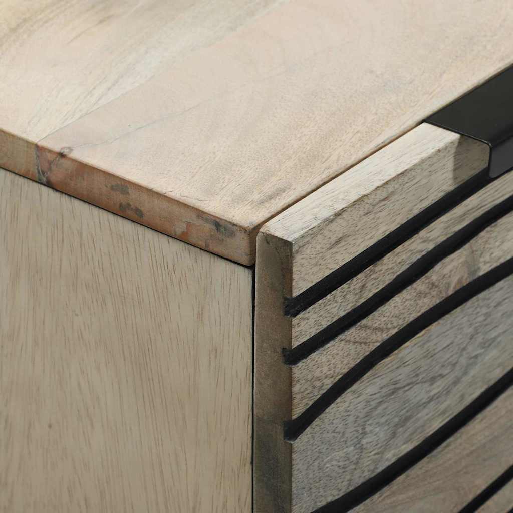 Dressoir Met Lade 60 X 33.5 X 75 Cm Massief Mangohout