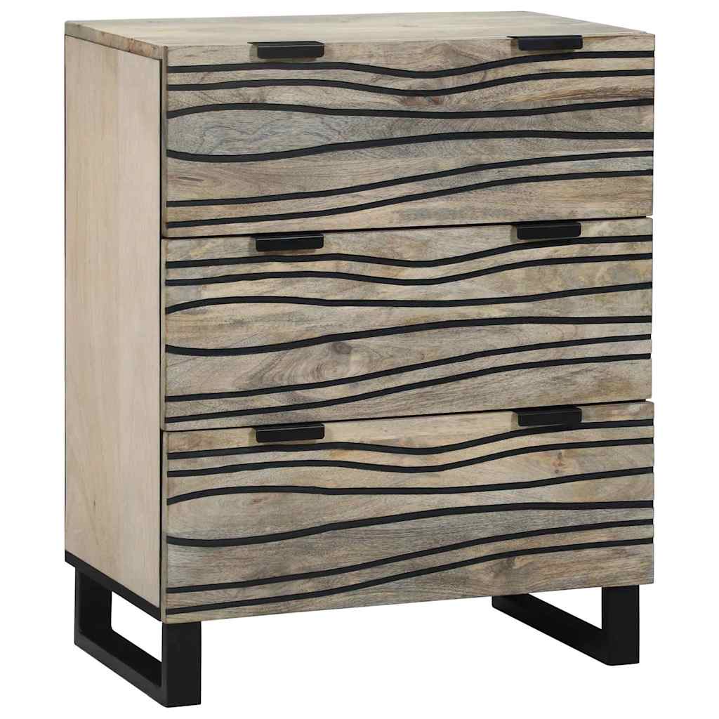 Dressoir Met Lade 60 X 33.5 X 75 Cm Massief Mangohout