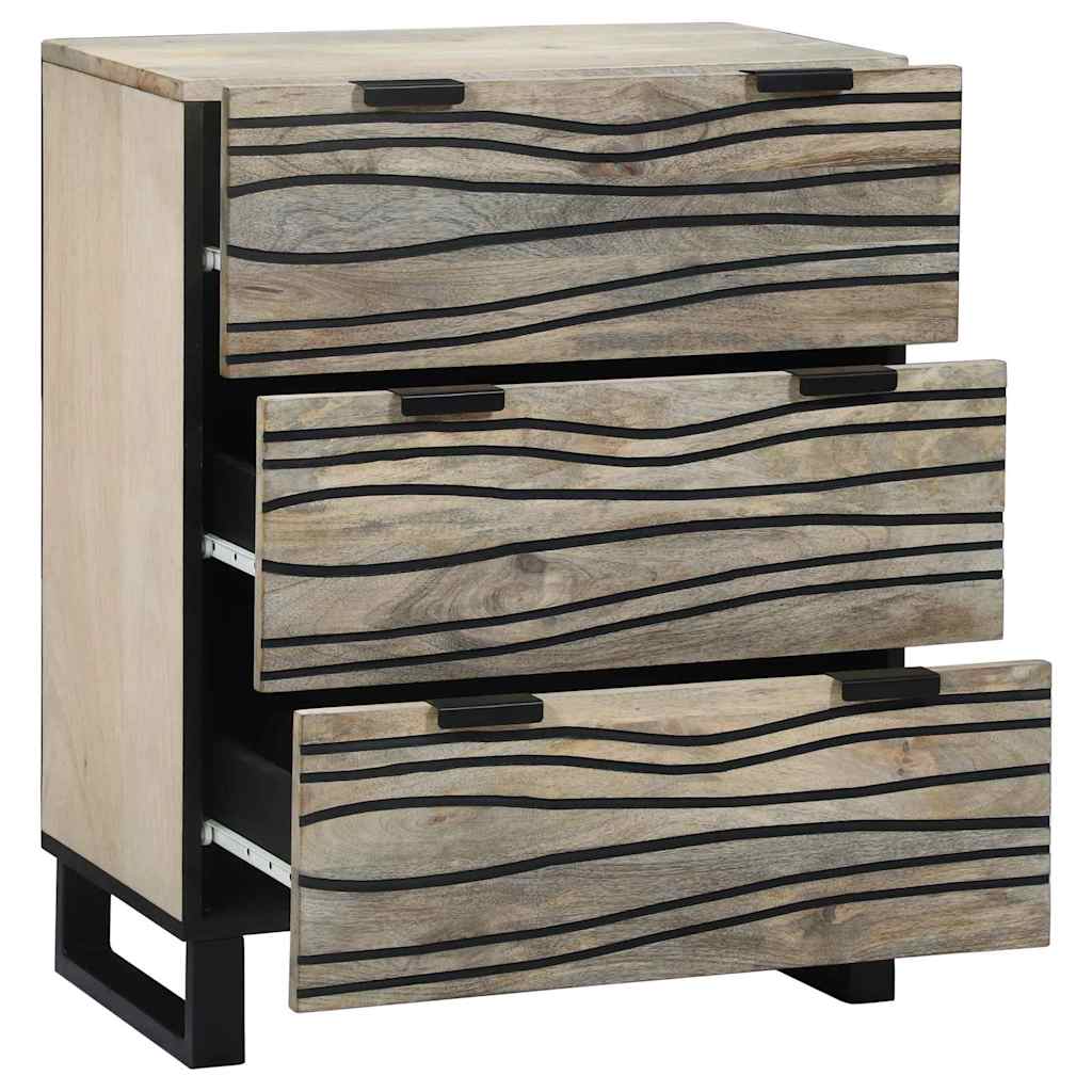Dressoir Met Lade 60 X 33.5 X 75 Cm Massief Mangohout