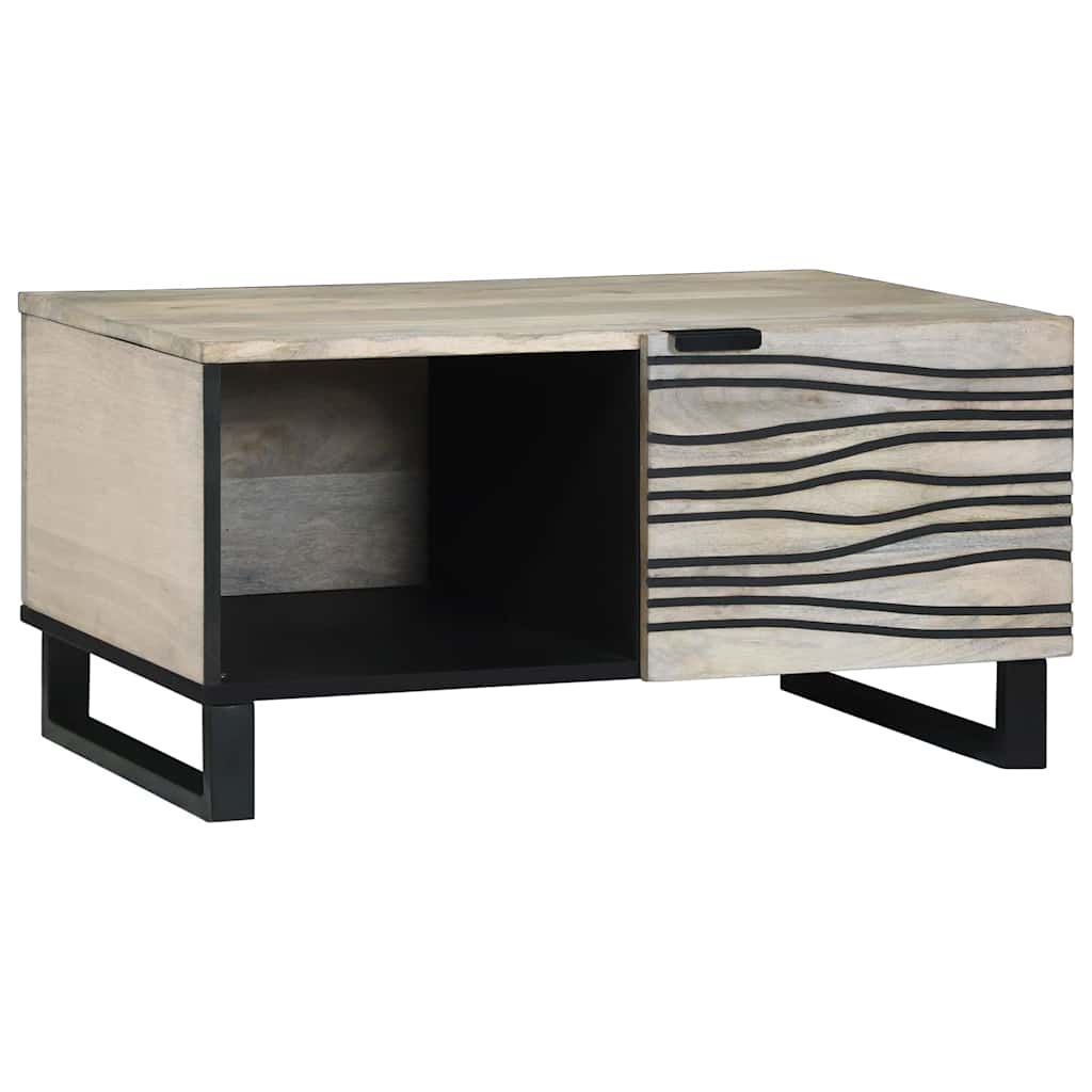 Salontafel Bruin En Zwart 80 X 50 X 40 Cm