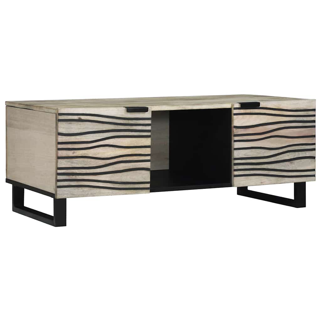 Salontafel Bruin En Zwart 100 X 54 X 40 Cm