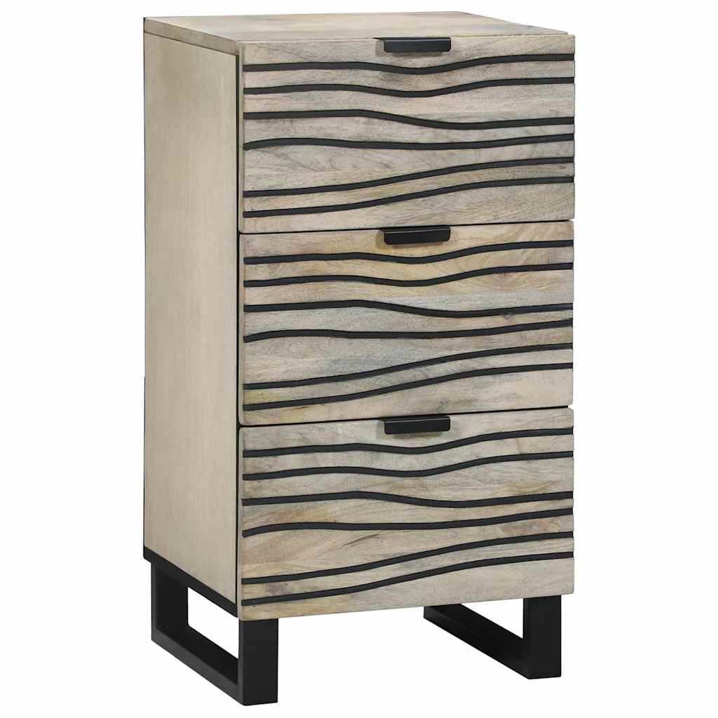 Dressoir Met Lade Bruin 40 X 33 X 75 Cm Massief Mangohout