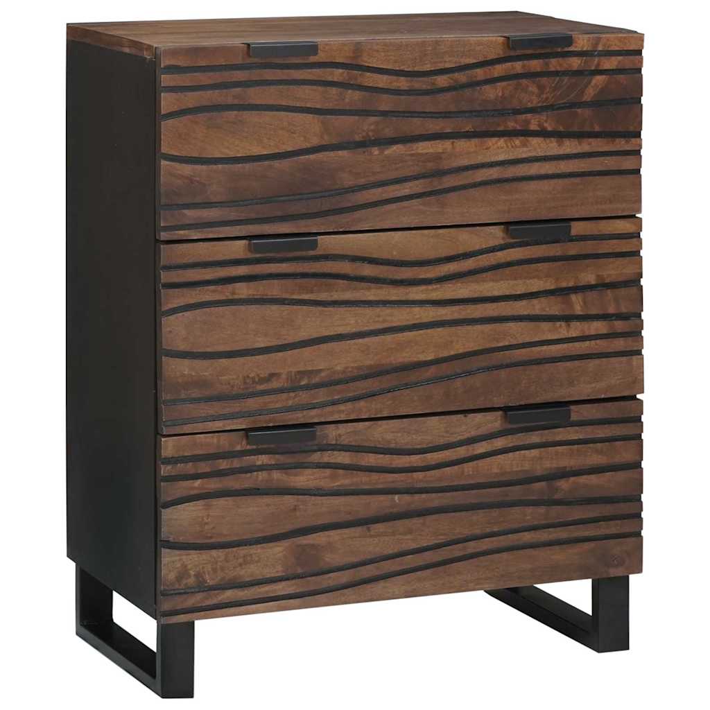 Dressoir Met Lade 60 X 33.5 X 75 Cm Massief Mangohout