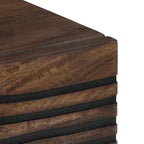 Salontafel Bruin En Zwart 80 X 50 X 40 Cm