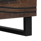 Salontafel Bruin En Zwart 80 X 50 X 40 Cm
