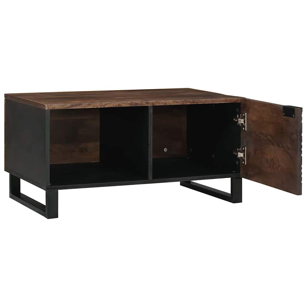 Salontafel Bruin En Zwart 80 X 50 X 40 Cm