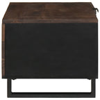 Salontafel Bruin En Zwart 80 X 50 X 40 Cm