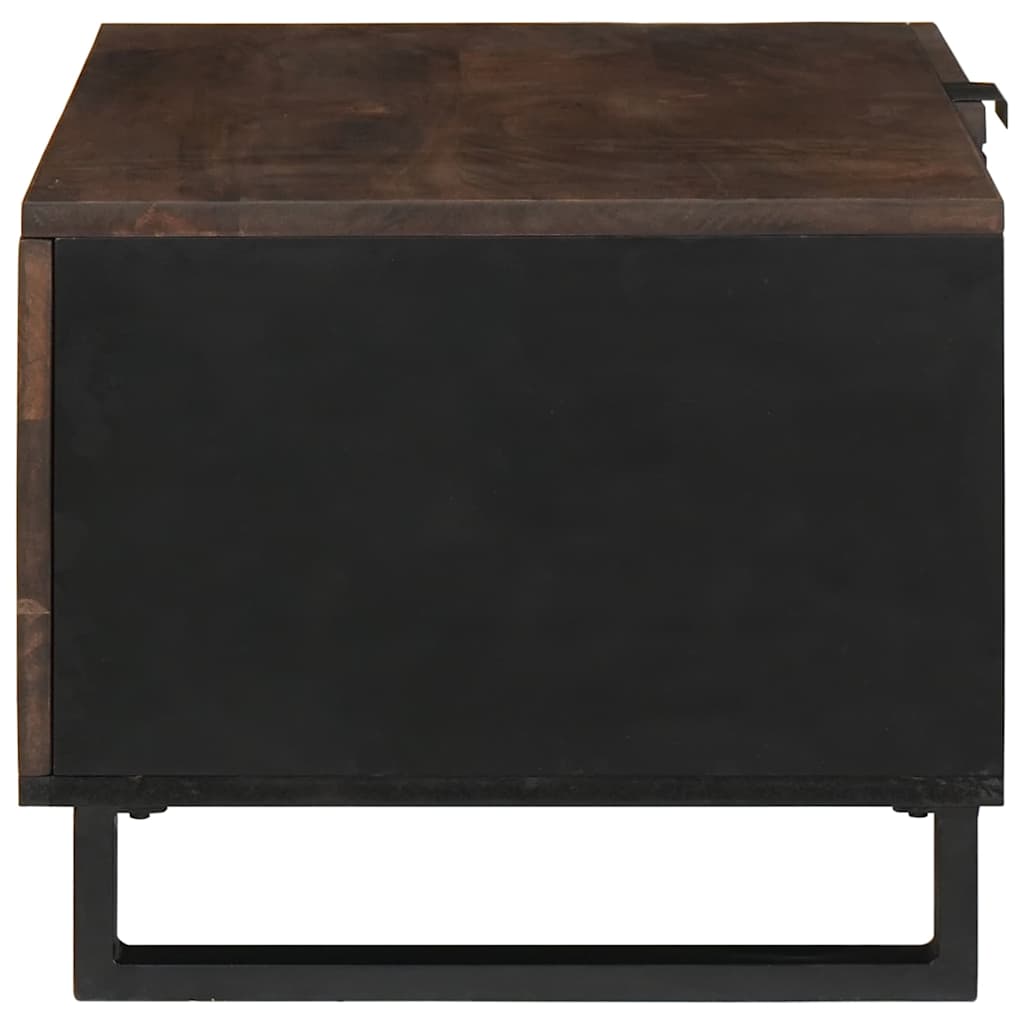 Salontafel Bruin En Zwart 80 X 50 X 40 Cm