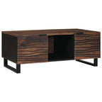 Salontafel Bruin En Zwart 100 X 54 X 40 Cm