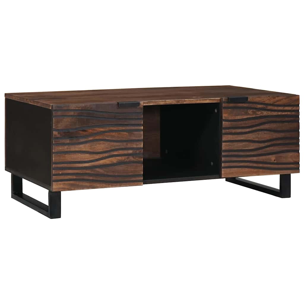 Salontafel Bruin En Zwart 100 X 54 X 40 Cm