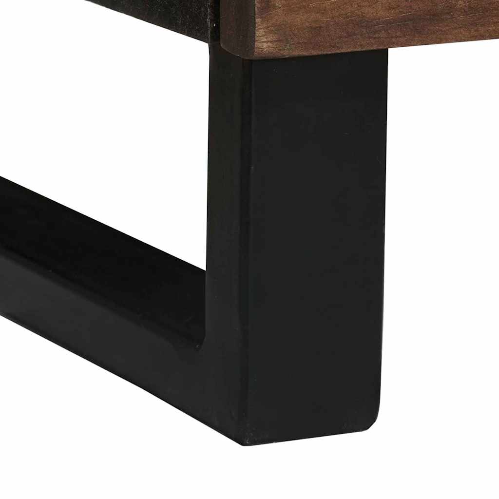 Dressoir Met Lade Bruin 40 X 33 X 75 Cm Massief Mangohout