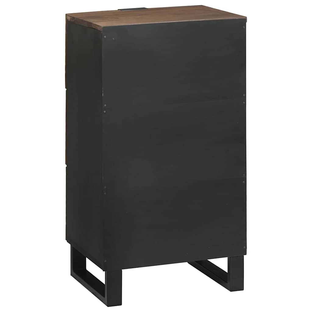 Dressoir Met Lade Bruin 40 X 33 X 75 Cm Massief Mangohout