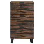 Dressoir Met Lade Bruin 40 X 33 X 75 Cm Massief Mangohout