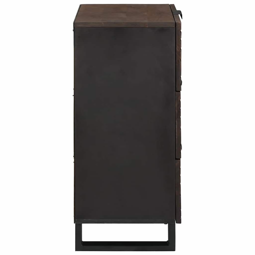 Dressoir Met Lade Bruin 40 X 33 X 75 Cm Massief Mangohout