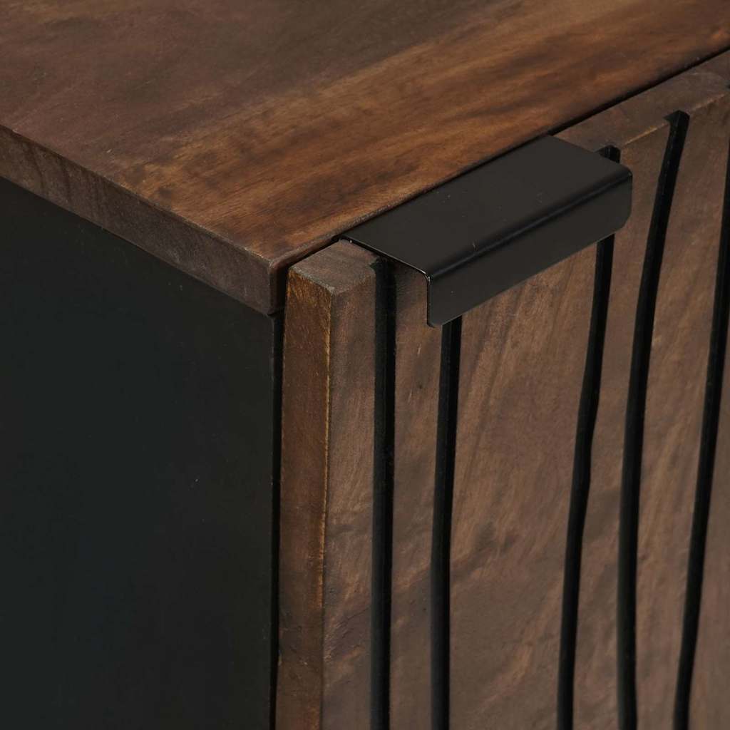 Dressoir Bruin 40 X 33 X 75 Cm Massief Mangohout