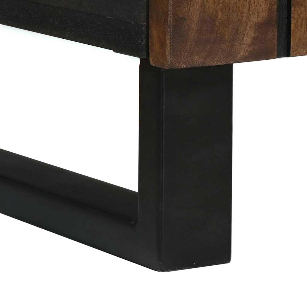 Dressoir Bruin 40 X 33 X 75 Cm Massief Mangohout