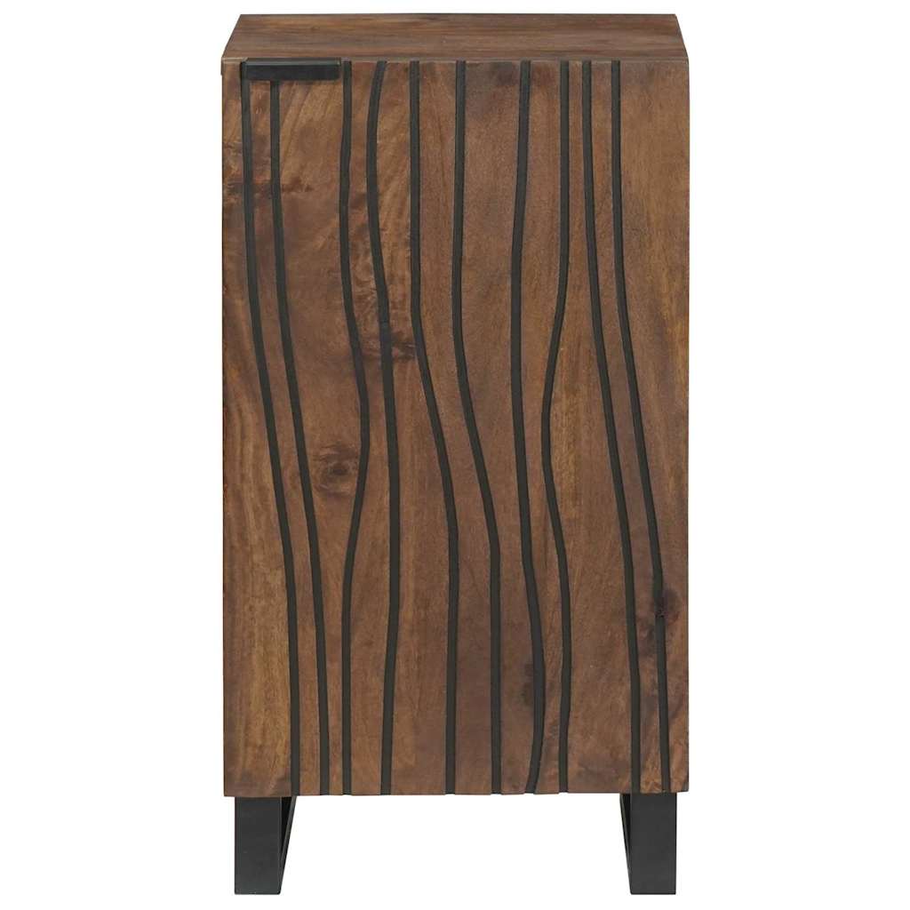 Dressoir Bruin 40 X 33 X 75 Cm Massief Mangohout