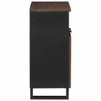 Dressoir Bruin 60 X 33 X 75 Cm Massief Mangohout