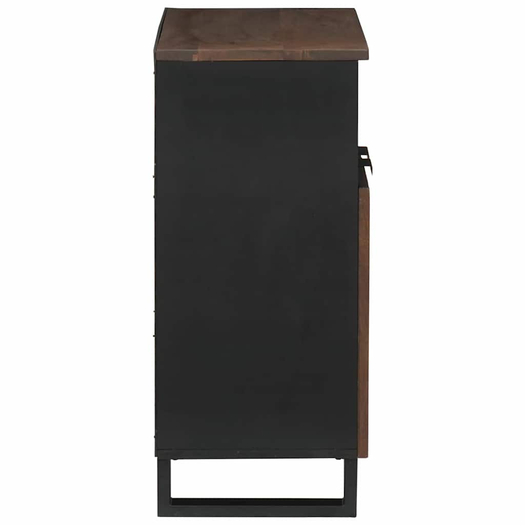 Dressoir Bruin 60 X 33 X 75 Cm Massief Mangohout