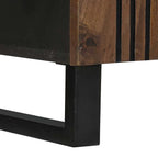 Dressoir Bruin 90 X 33 X 75 Cm Massief Mangohout