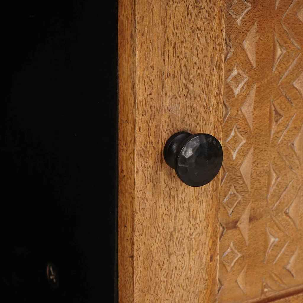 Salontafel Lichtbruin 80 X 50 X 40 Cm Massief Mangohout