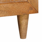 Salontafel Lichtbruin 80 X 50 X 40 Cm Massief Mangohout
