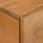 Salontafel Lichtbruin 80 X 50 X 40 Cm Massief Mangohout