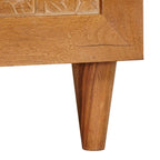 Salontafel Lichtbruin 80 X 50 X 40 Cm Massief Mangohout