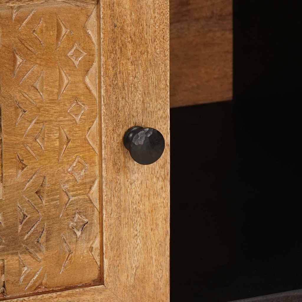 Salontafel Lichtbruin 100 X 54 X 40 Cm Massief Mangohout
