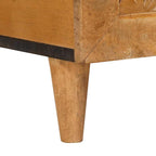 Salontafel Lichtbruin 100 X 54 X 40 Cm Massief Mangohout