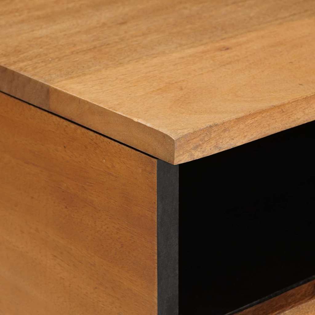 Salontafel Lichtbruin 80 X 54 X 40 Cm Massief Mangohout