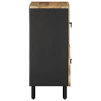 Dressoir 80X33,5X75 Cm Massief Ruw Mangohout