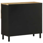 Dressoir 80X33,5X75 Cm Massief Ruw Mangohout