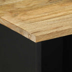Dressoir 80X33,5X75 Cm Massief Ruw Mangohout