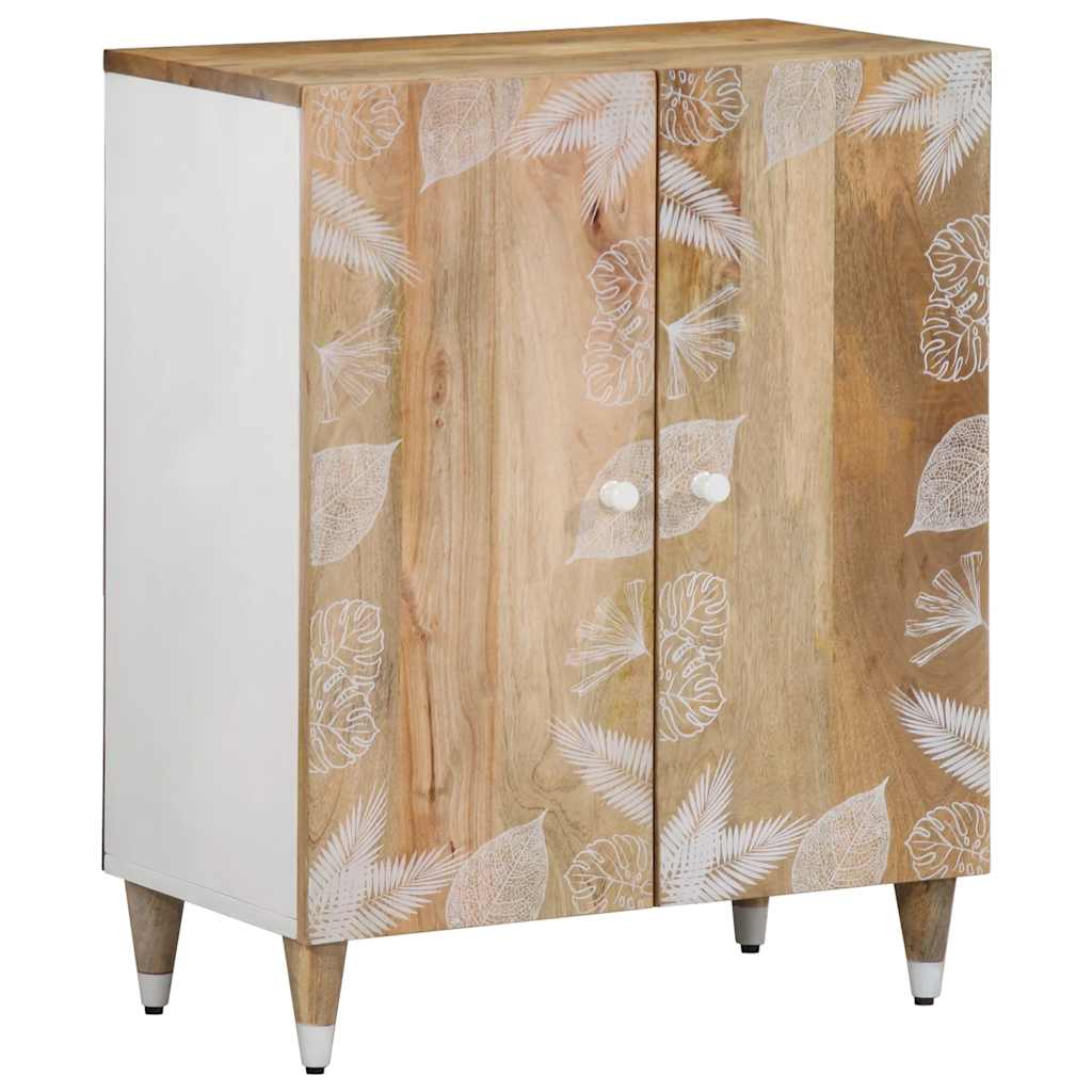 Dressoir 60X33,5X75 Cm Massief Mangohout