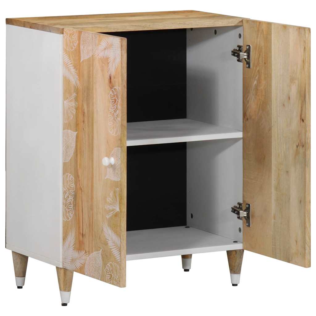 Dressoir 60X33,5X75 Cm Massief Mangohout